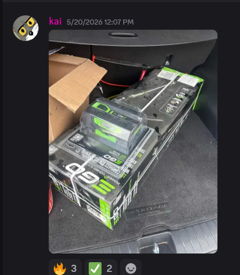 Receipt from kai