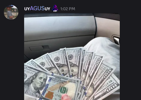 Receipt from uyAGUSuy